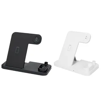 

4in1 Qi Fast Wireless Charging Dock Stand Station for Airpods i-Watch Smartphone