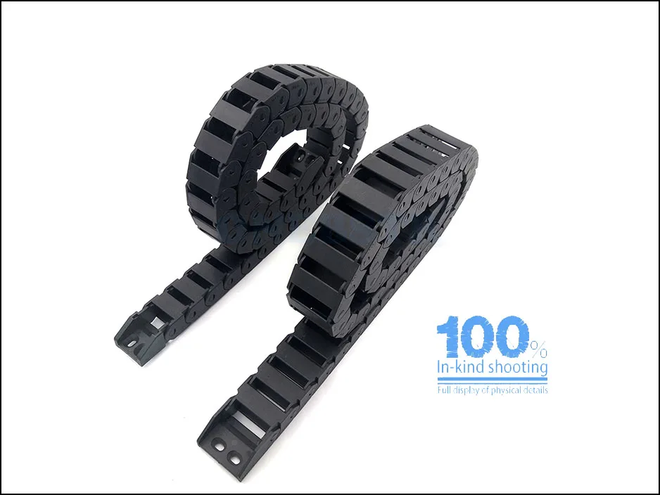JFLO 1Meter 15x20 15x30 Drag chain Wire Carrier cable Bridge type non-opening with end connectors Tanks Towline Free shipping 17