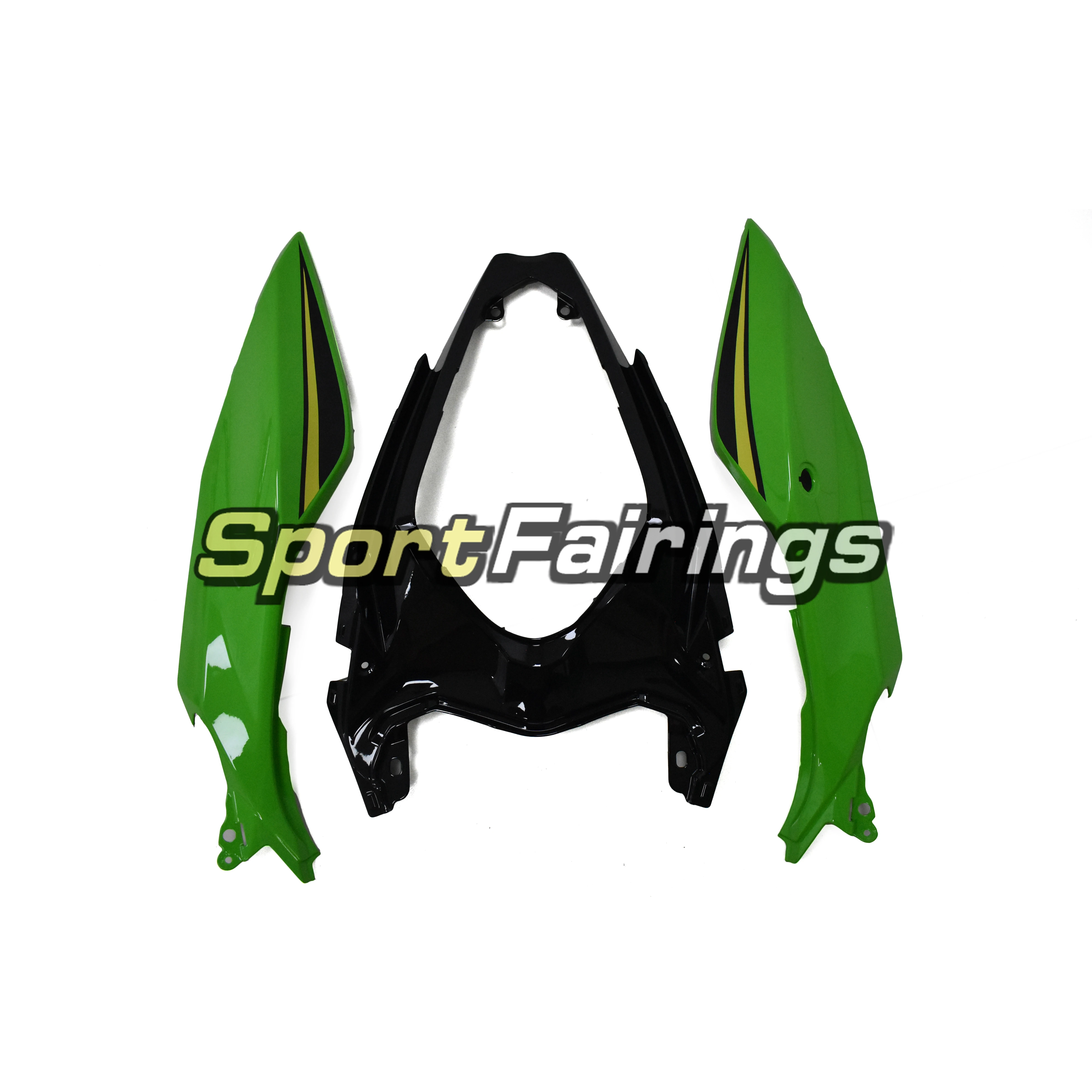 Зелено-черные Обтекатели для Kawasaki Ninja400 ninja400 Ninja 400 литьевые абс пластиковые мотоциклетные Чехлы высокого качества