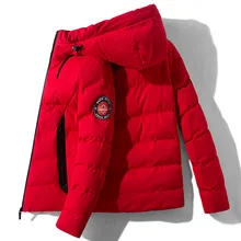 Новые зимние куртки, парка для мужчин, осенняя хлопковая теплая верхняя одежда с капюшоном, брендовые тонкие мужские пальто, Повседневная ветровка, качественные мужские куртки