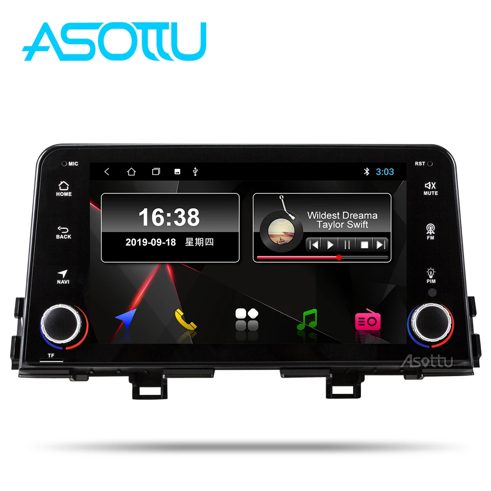 Android 9 0 PX30 автомобильный dvd для Kia Picanto 2017 2018 GPS навигация мультимедийный плеер