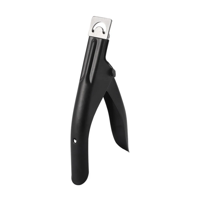 Colorful Stainless Steel Professional Nail Art Clipper U-Shape False Nails Tips Edge Cutters Manicure Tool for Nail Art