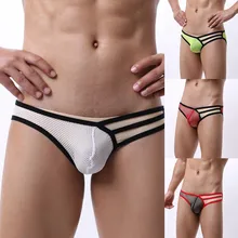 Мужское сексуальное однотонное СУПЕР ТОНКОЕ дышащее нижнее белье, нижнее белье, ночное белье, Ropa interior masculina#2