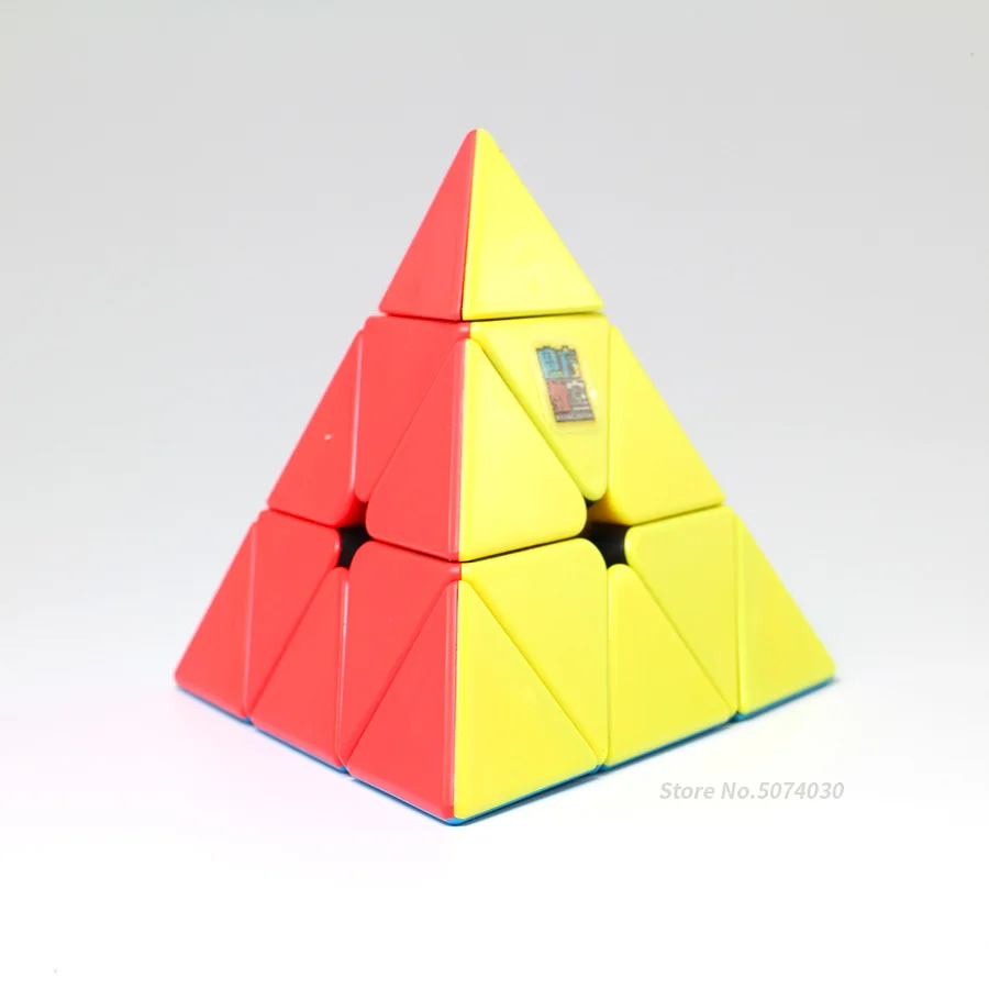 Moyu Meilong Головоломка "Пирамида Рубика" 3x3x3 Moyupyraminx 3x3 волшебный куб головоломка на скорость Stickerless для начинающих игрушки для детей cubo magico