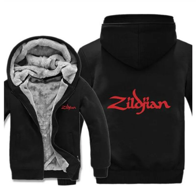 Новинка, зимние толстовки Zildjian, куртка для мужчин, повседневная, толстый флис, хип-хоп толстовки, пуловер для мужчин, большие размеры, 5XL пальто