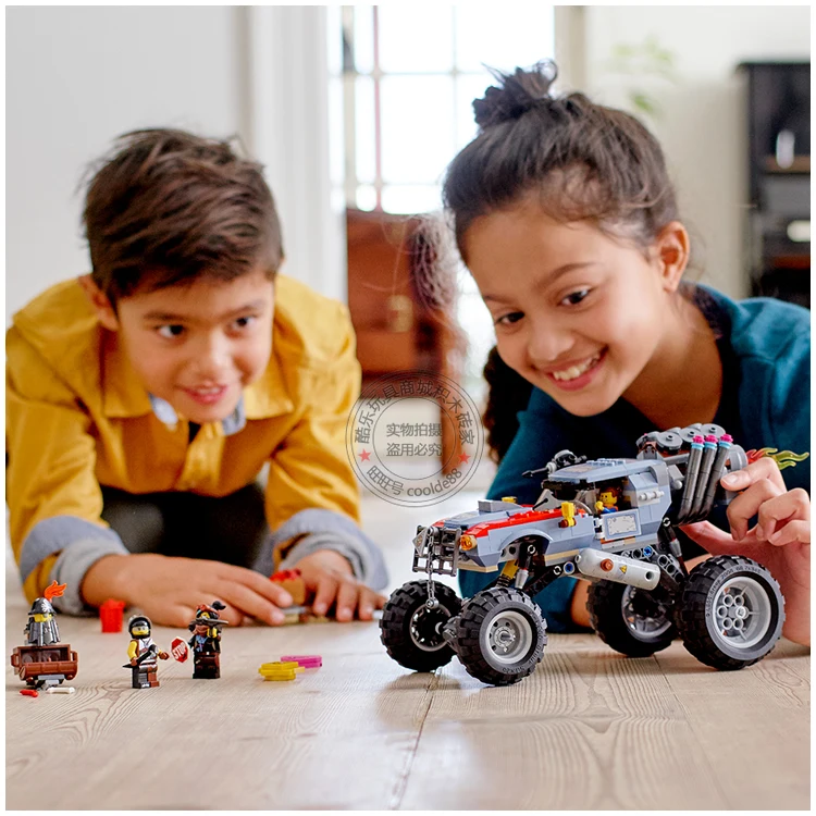 Строительные кирпичные блоки игрушки Legoings 70826 фильм 2 Рекс трем от roader мальчики