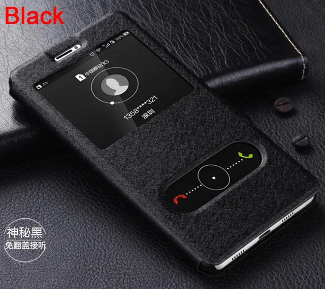Классический кожаный роскошный чехол с окошком для фронтального экрана из искусственной кожи с клапаном samsung Galaxy S10 плюс A6 A8S J4 J6 плюс A6 A7 A8 A9 M10 20 A30 A40 A50 крышка - Цвет: Black