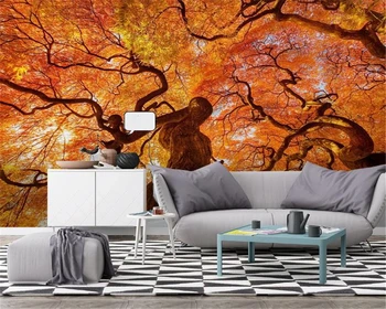 

3d Bedroom Wallpaper Simple and Fresh Fire Mangrove Home Decor Living Room Bedroom Wallcovering HD Wallpaper