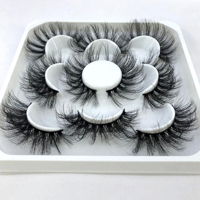 5 pairs natural false eyelashes fake lashes long makeup 3d mink eyelashes eyelash extension mink eyelashes for beauty
