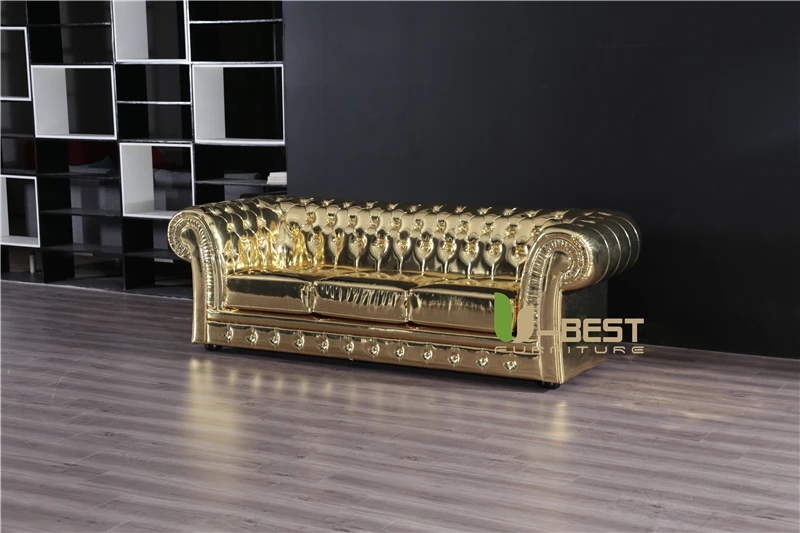  CHESTERIELD SOFA GOLD SOFA (4)