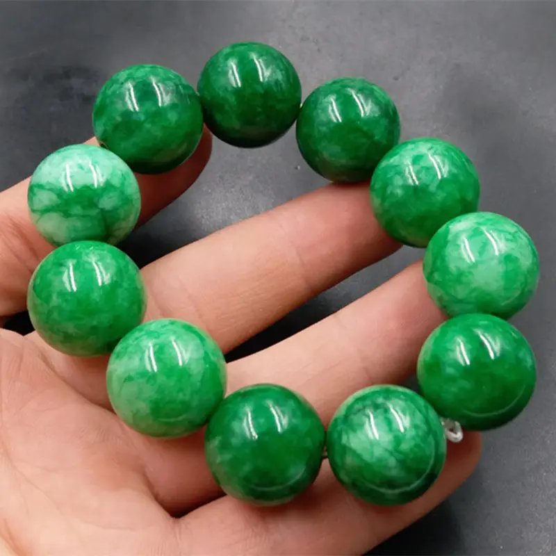 

Natural handmad 5A Emerald Hand carved pattern flower bangle jade bangle green bangles women men bracelet
