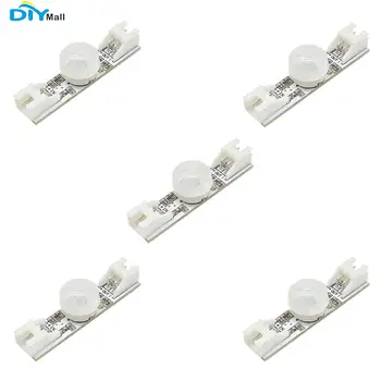 

5pcs TDL-1036 Mini IR Infrared Motion Sensor Detector Switch LED PIR Automatic Lighting Switch Light Control Module DC5-36V