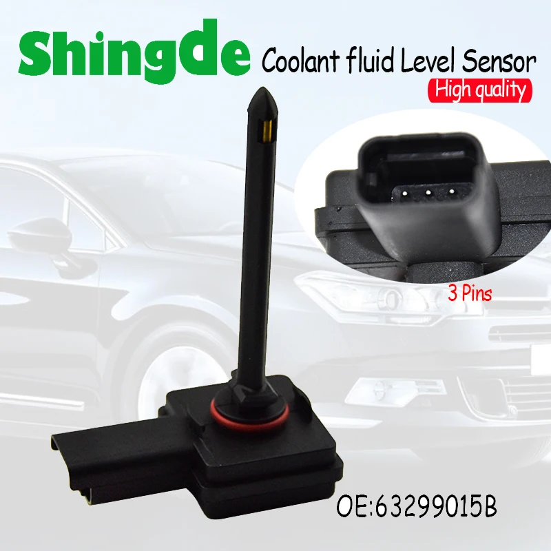 

New 63299015B Coolant Fluid Water Expansion Tank Level Sensor for Citroen C5 2.0 Hdi Peugeot 407 807 9642434480