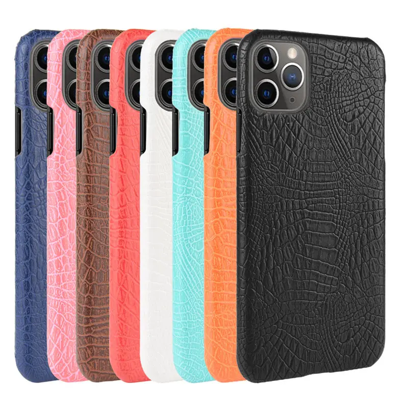 Тонкие чехлы из крокодиловой кожи для телефонов iPhone 11 Pro Max задняя крышка