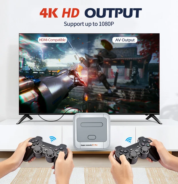 Console Super Retro Do Jogo De Vídeo Do Console X Cube Com Joystick  Incorporado 110000 Jogo Para Psp/ps1/nes/n64/nds 20000 Jogos 3d Para Livre  - Consoles De Vídeo Game - AliExpress