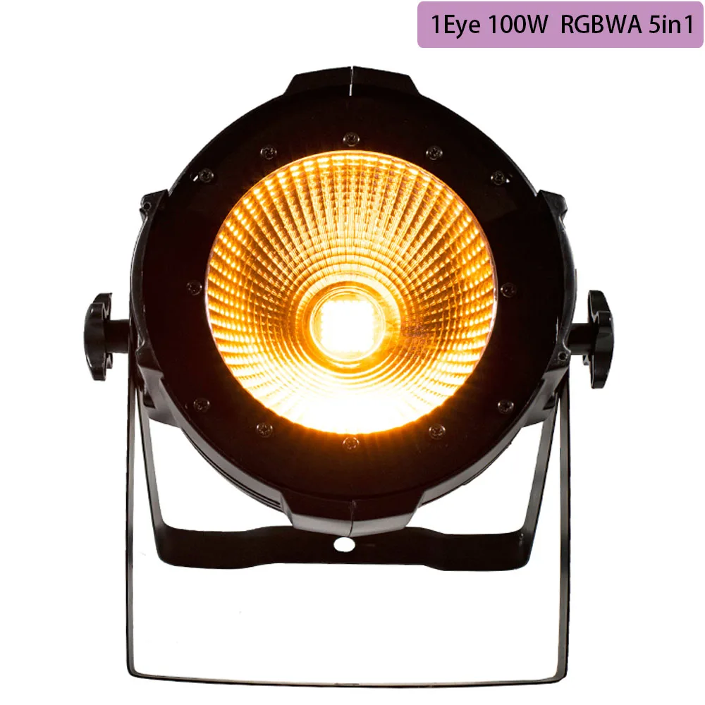 1 шт. 200 Вт COB Stgae светильник 4x100 Вт Led Blinder 100 Вт RGBWA UV 6в1/5в1/4в1/Холодный теплый белый DJ Par Точечный светильник для баров и театров - Цвет: 1Eye 100W  5in1