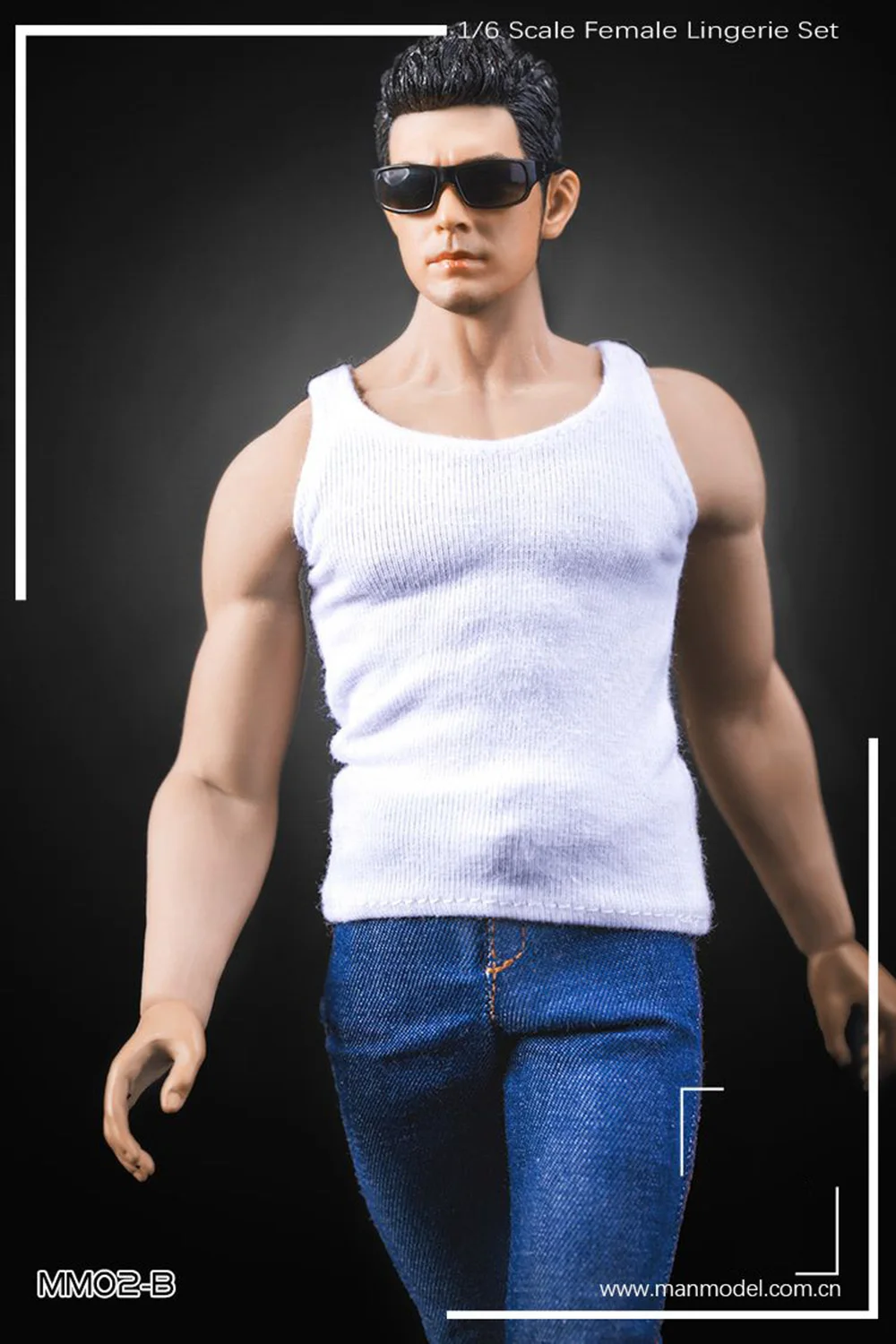 1:6 шкала мужской фигуры Военная грудь мускулистое тело, похожее на TTM19 для X-man Росомаха, Логан 1" фигурка игрушки - Цвет: Sport white vest