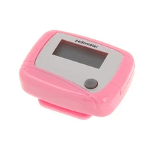 Здоровый спортивные шагомеры 1 шт. черный ЖК-дисплей шагомер счетчик шагов и калорий пройденное расстояние спортивный шагомер