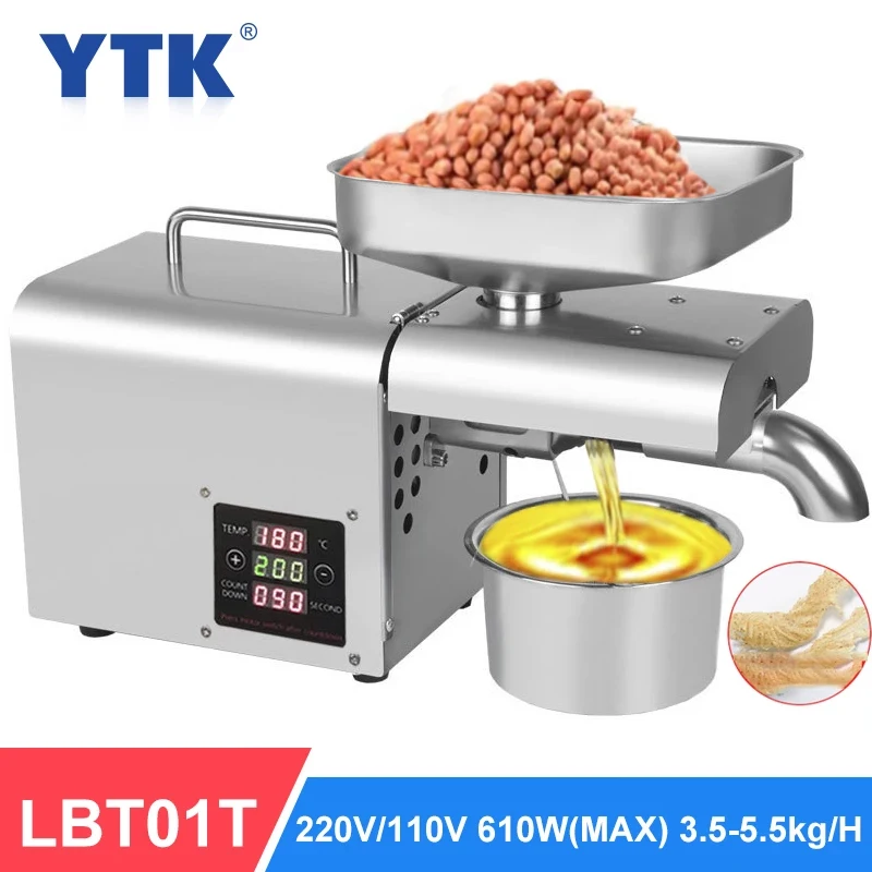 Машина для холодного отжима масла YTK LBT01T Автоматическая Для Экстракции Масла