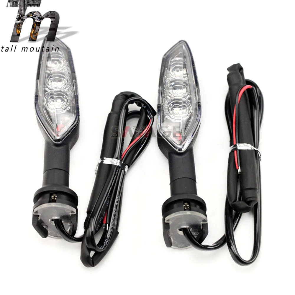 Clear Светодиодный индикатор сигнала поворота светильник для YAMAHA MT-01 MT-25 MT-03 MT-07 MT-09 MT-10 MT09 MT07 Tracer мотоцикл мигалка спереди или сзади - Цвет: Clear