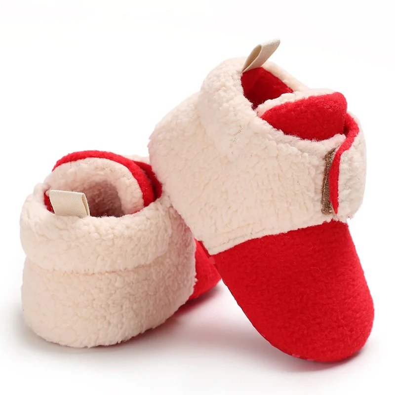 Детская обувь для маленьких мальчиков и девочек; зимняя теплая обувь на меху с хлопковой подошвой; мягкая обувь для новорожденных; обувь для малышей; пинетки для малышей; леопардовая расцветка