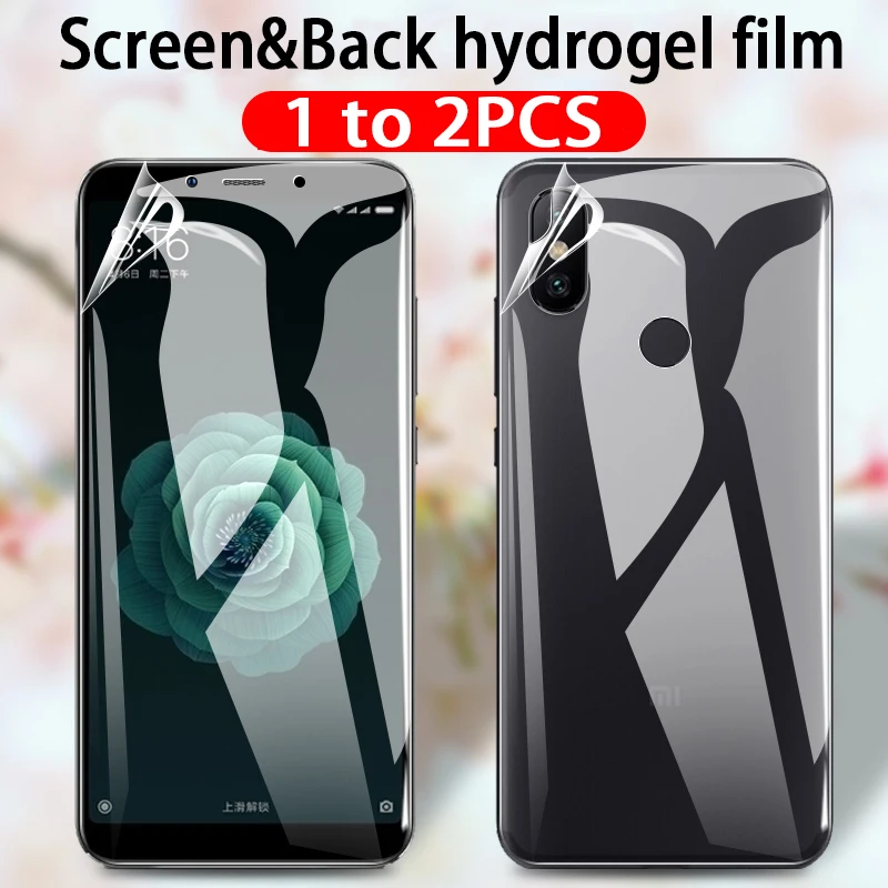 2Pcs Back Screen Protector Film For iPhone 15 Pro Max Hydrogel Film Not  Glass