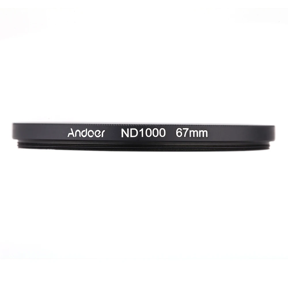 Andoer 67 мм ND1000 10 стоп фейдер фильтр нейтральной плотности для Nikon Canon DSLR камеры