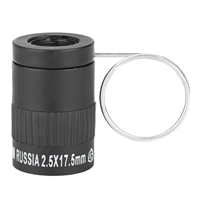 

2.5X17.5Mm Magnification Monocular Telescope Ultra Miniature Finger Buckle Pocket Handheld Telescope Rotary Focus