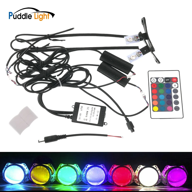 

Car Styling LED Devil Eyes DRL LED Module For Headlight Projector Lens Retrofit DIY Red Blue Yellow White Green