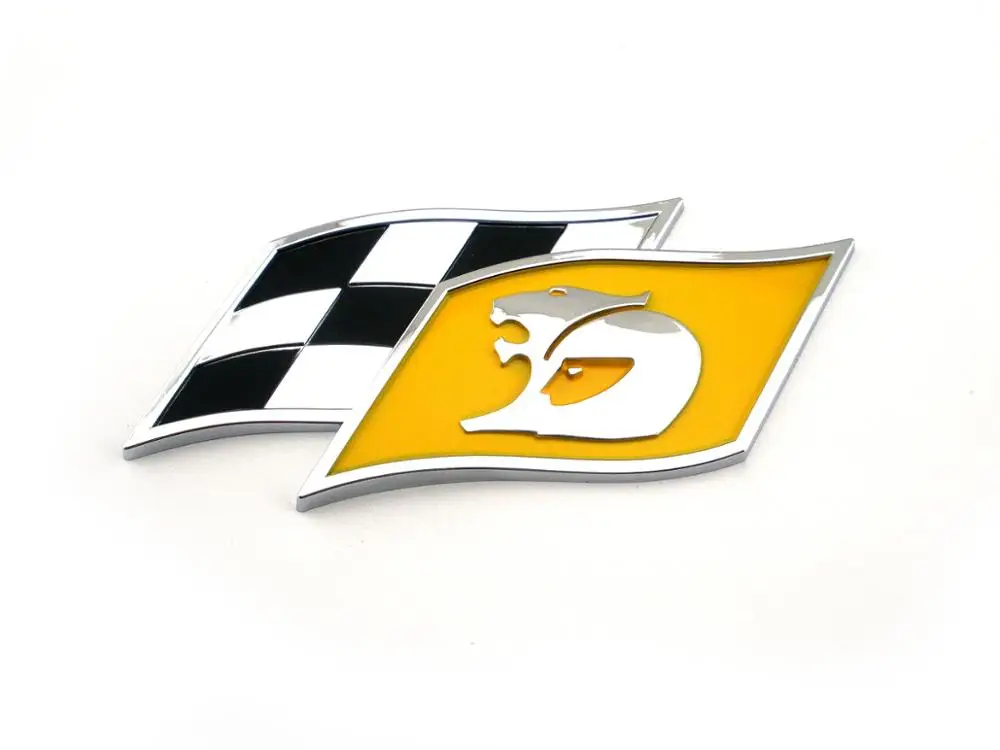 yellow Пластиковый Холден HSV 3D значок эмблема хром Лев флаг коммодор вагон Clubsport Gts сенатор значок стикер - Цвет: yellow