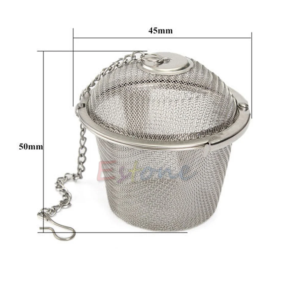 

2020 New Stainless Steel Practical Tea Ball Spice Strainer Mesh Infuser Filter Herbal