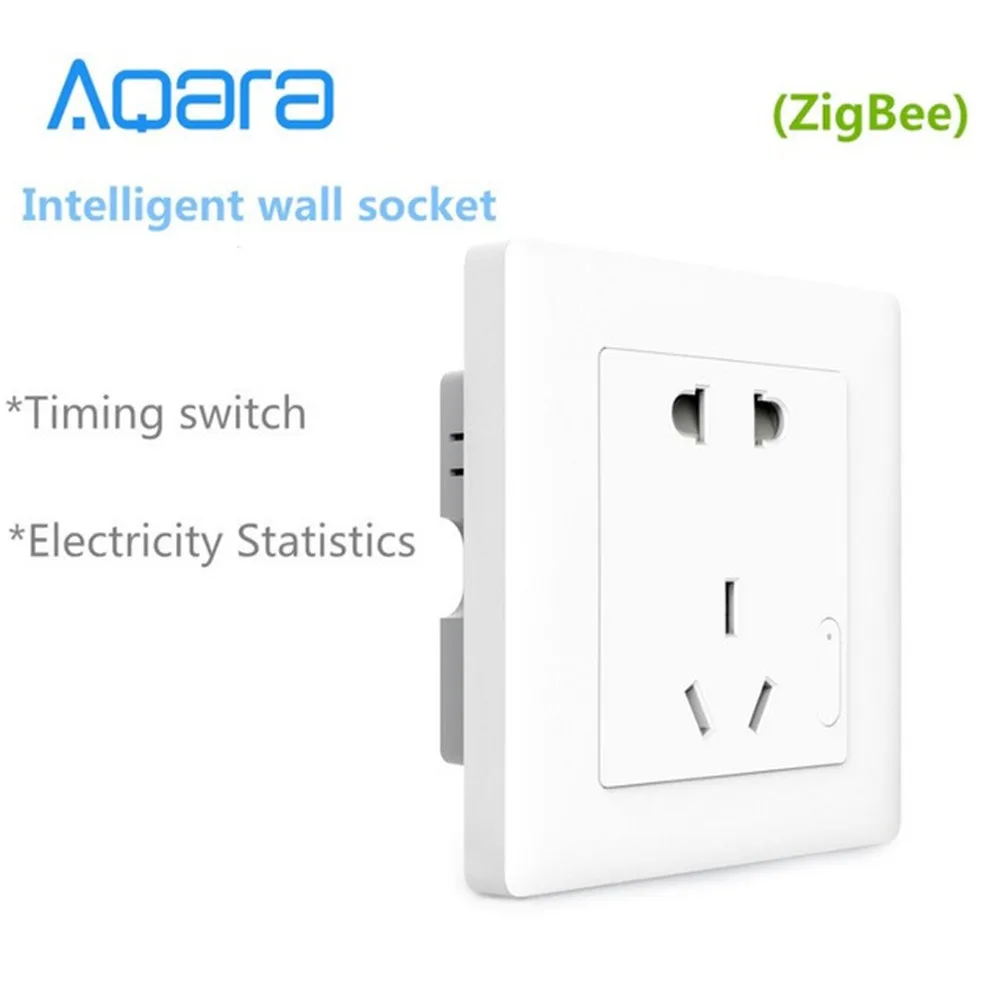 Xiaomi Aqara Smart Wall Switch Zigbee Remotel Control Security Alarm Wireless Wifi Socket Work With Xiaomi Smart Homekits APP