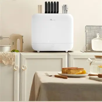 

Smart LED 68° High Temperature UV Sterilizer UV Disinfection Kitchen Cutter Holder Tableware Chopstick Kitchen Storage Rack