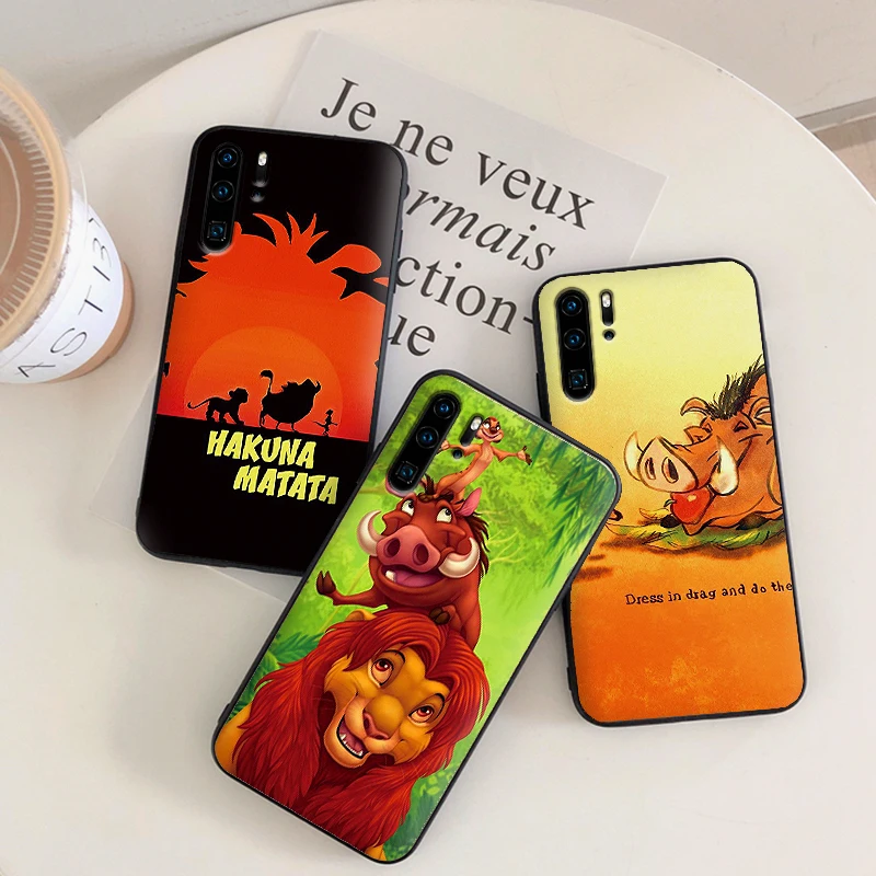 Чехлы для huawei P10 P20 2019 P8 P9 Mini P30 LITE P Smart Z 2018 Pro The Hakuna Matata Lion King чехол телефона