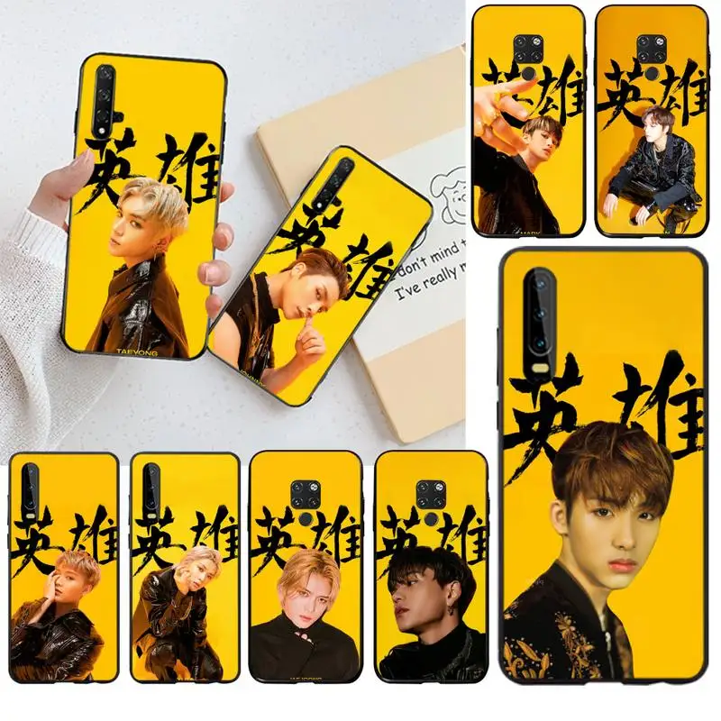 

HPCHCJHM kpop NCT 127 Neo Zone Custom Photo Soft Phone Case for Huawei P30 P20 lite Mate 20 Pro lite P Smart 2019 prime