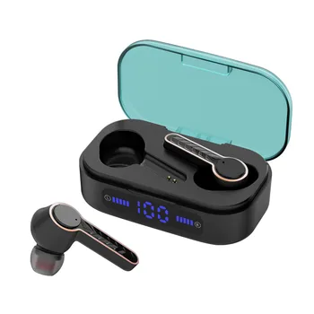 

T19 TWS Mini Earphone Bluetooth 5.0 Stereo Sound Earphones LED Digital Display Noise Cancelling Wireless Sports Earbuds