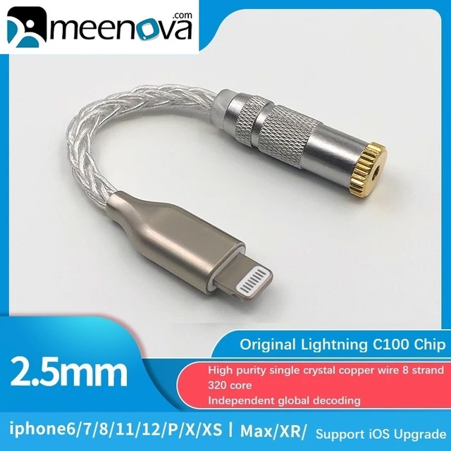 Lightning 4.4mm Jack, Audio Adapter Jack, Iphone 2.5mm Jack