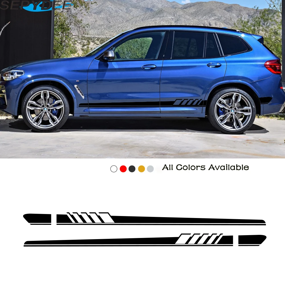 Car Side Stripes Stickers For BMW X5 E70 E53 F15 X3 F25 E83 X6 F16 E71 X1 F48 E84 X2 X4 F26 X7 M2 M3 M4 M5 M6 Accessories | Автомобили и