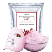 Beauty Salon Cosmetics SPA Jelly Facial Mask Powder Rose Natural Plant Extracts Deep Cleansing Moisturizing Face Skin Care