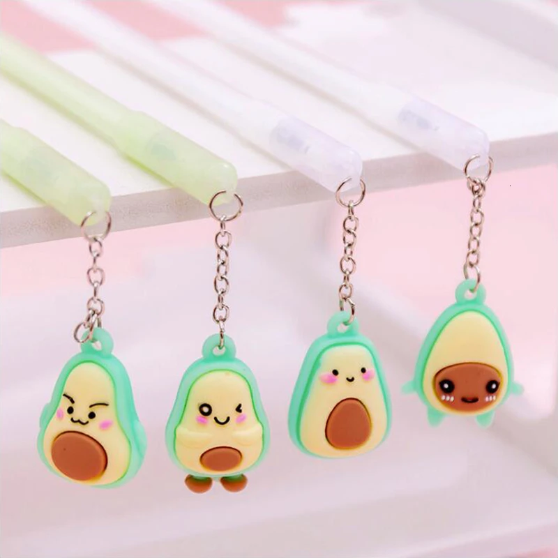 

Creative Avocado Gel Pen Black Ink Color High Quality School Student Stationery And Office Supplies Pen 1PCS