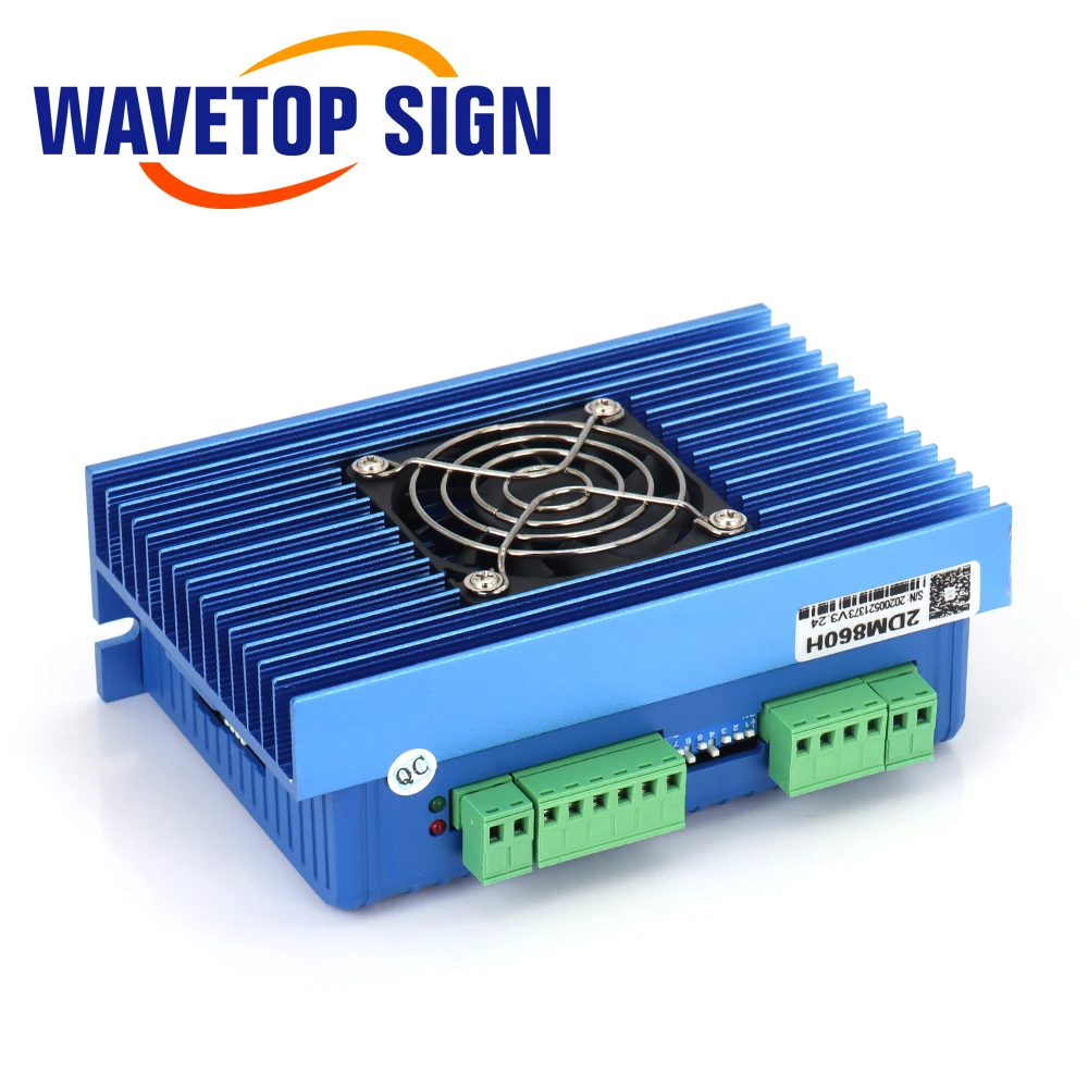 WaveTopSign 스테퍼 모터 드라이버 2상 2DM860H 2DM860 18-80VAC 전류 2.1-8.4 Co2 레이저 절단 및 조각 기계용