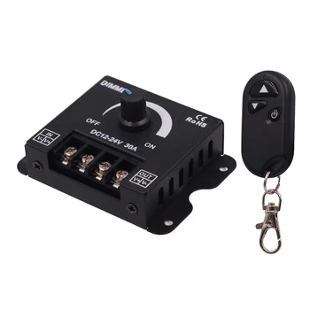 

3 Button Keychain Remote Switch Dimmer RF Wireless Controller 12V 24V DC 4 Channels Iron Shell Waterproof Power Switching