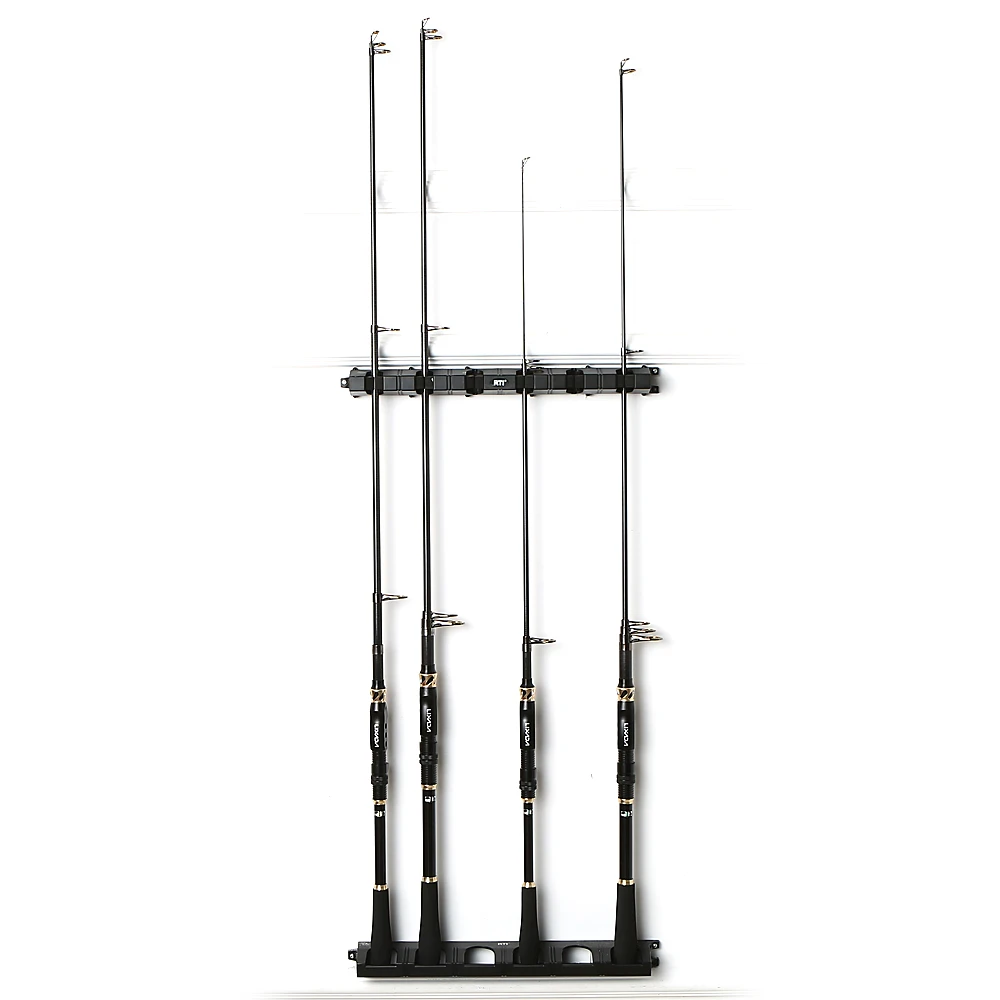 

Lixada Wall Mounted Fishing Rod Rack Holder for 6 Fishing Rods Fishing Pole Storage Rack Stand Fishing Accessories