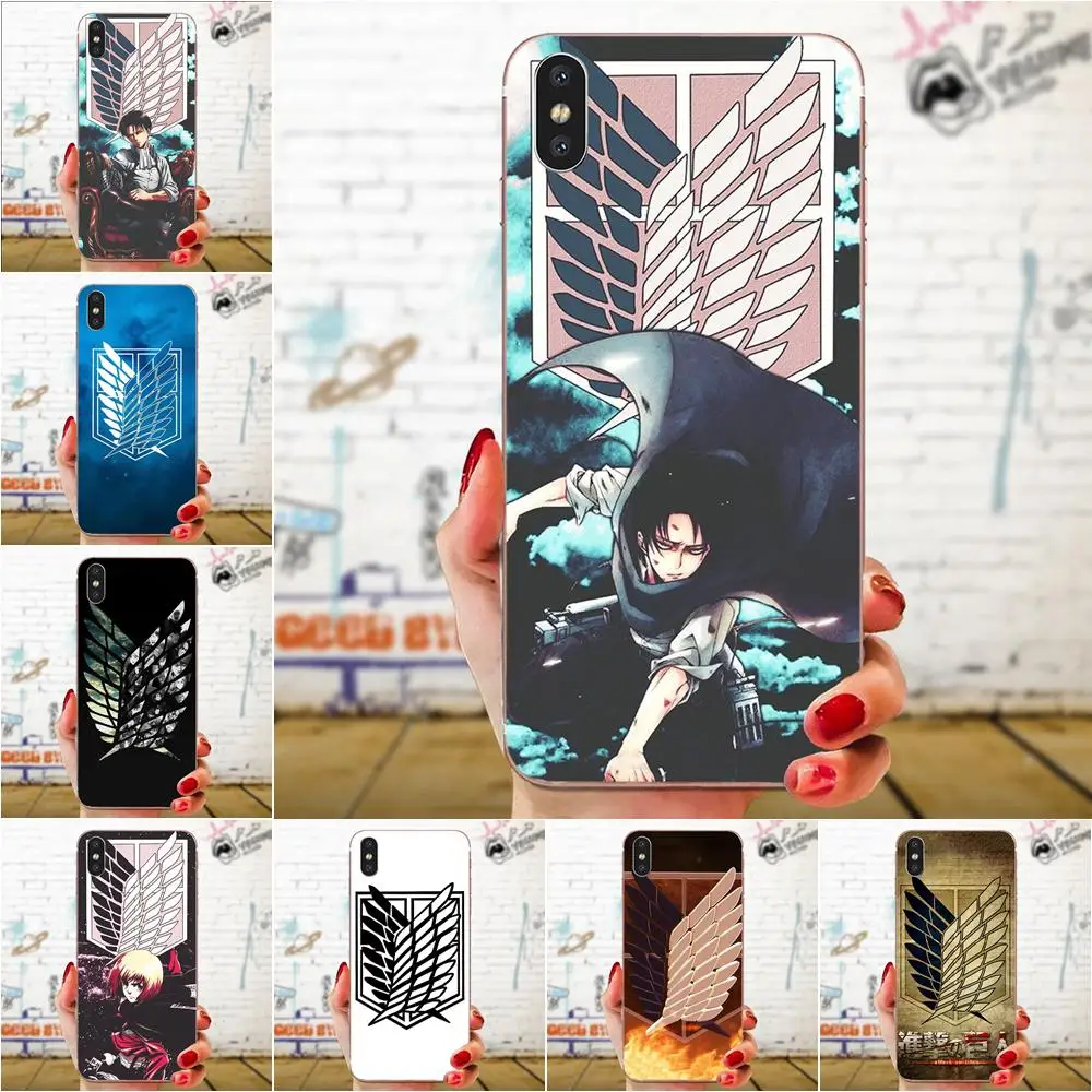 Модный ТПУ чехол для телефона Huawei P7 P8 P9 P10 P20 P30 Lite Mini Plus Pro Y9 Prime P Smart Z 2018 2019 Attack On Titan