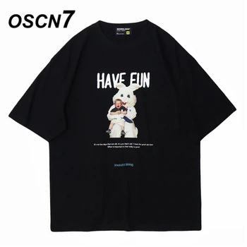 

OSCN7 Graphics Print Men's T-Shirts 2020 Funny Short Sleeve Tshirts Summer Hip Hop Casual Fashion Women Top Tee Streetwear T88