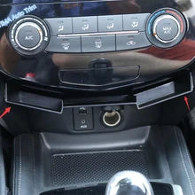 Lapetus Авто стиль центральной консоли Многофункциональный контейнер коробка для хранения крышка подходит для Nissan Rogue T32/X-Trail