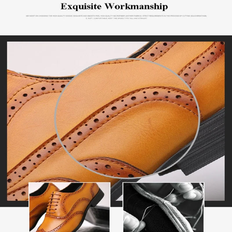 Merkmak/мужские деловые туфли в стиле ретро из воловьей кожи; классические кожаные туфли с острым носком; Мужские модельные туфли-оксфорды; большие размеры 38-48