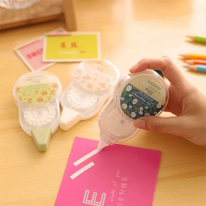 

Correction Tape Large Capacity 30m Long and Durable Student Korean Stationery Portable Mini Transparent Correction-tape