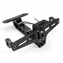 Светодиодный алюминиевый держатель регистрационного номера для мотоцикла с ЧПУ для C600 Sport Portatarga Moto с поддержкой борта