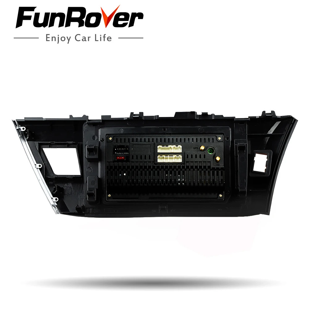 Discount Funrover 2.5D+ IPS Android 8.0 Car Multimedia player 2 din car radio dvd for Toyota Corolla 2014-2016 gps navigation stereo RDS 5